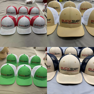 Gorras Trucker Richardson 112 de Alta Calidad con Parche de Cuero, Nueva Moda, Etiqueta Tejida, 6 Paneles, Gorras Personalizadas con Cierre a Presión - Product Image 4