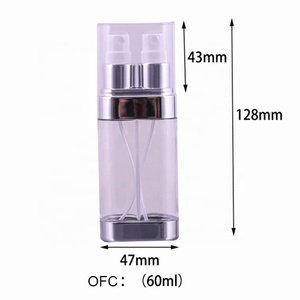 Botella con Bomba Airless de 60 ml, Botella con Bomba Airless de Doble Tubo Interno, Botella Vacía con Bomba de Espuma de 30 ml y 60 ml - Product Image 3