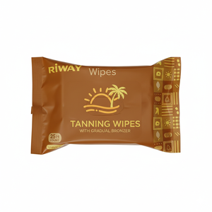 <span class=keywords><strong>Lingettes</strong></span> bronzantes jetables OEM, emballées individuellement, à effet bronzant progressif pour le visage et le corps, sans alcool, non gras - Product Image 1