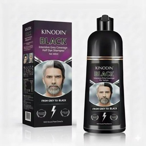 Professionele Organische Magic Fast Permanente Haarverf Crème 400ml Natuurlijke Bubbelkleur Zwart - Product Image 1