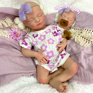 Muñeca Reborn <span class=keywords><strong>de</strong></span> Silicona Laura <span class=keywords><strong>de</strong></span> 20 Pulgadas, Chupete Disponible, Cuerpo Gordito, Juguetes <span class=keywords><strong>de</strong></span> Regalo <span class=keywords><strong>de</strong></span> Cumpleaños para Niños - Product Image 1