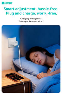 Coteci 3 PIN 1M USB C TO C สายวันที่ PD QC 45W GAN UK ชาร์จเร็วชุดอะแดปเตอร์โทรศัพท์มือถือสำหรับ <span class=keywords><strong>iPhone</strong></span> 17 <span class=keywords><strong>PRO</strong></span> <span class=keywords><strong>MAX</strong></span> - Product Image 6