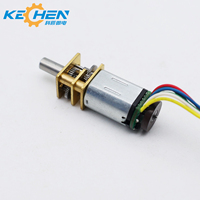 N20 6V/12V sikat listrik DC Geared Motor Encoder gigi mikro Motor pilihan kecepatan Magnet permanen 30rpm 50rpm 100rpm 150rpm
