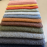 Tissu tricoté bouclé 100 % polyester du fabricant chinois en gros pour ameublement, canapé, accessoires de mobilier, écologique et résistant aux taches