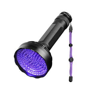 <span class=keywords><strong>Linterna</strong></span> <span class=keywords><strong>Ultravioleta</strong></span> UV <span class=keywords><strong>Profesional</strong></span> Helius Multifunción con 128 LED, Lente de Filtro Negro de Aleación de Aluminio para Inspección - Product Image 1