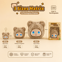 Jouet en peluche intelligent IA 4G eSIM interactif vocal, adorable poupée moelleuse, robot compagnon multilingue alimenté par DeepSeek pour enfants et adultes
