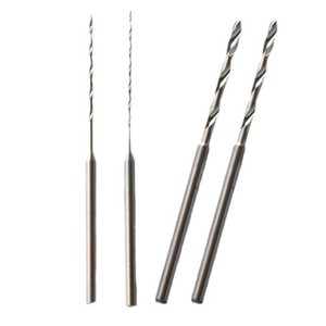 Foret hélicoïdal HSS, diamètre 1,0 mm, longueur 50 mm, queue droite, pour perçage de l'acier, norme métrique DIN, coupe droite - Product Image 2