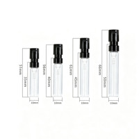 Botol Parfum Portabel 1ML 1.5ML 2ML 2.5ML Pompa Semprot Kosmetik Botol Kaca Bening Sampel Botol Parfum Mini