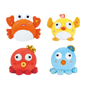 Vente en gros Bébé Crabe dansant rampant Poulpe Ventre Temps et marche Apprentissage Animaux de la mer Jouets en peluche pour Bébé - Product Image 2