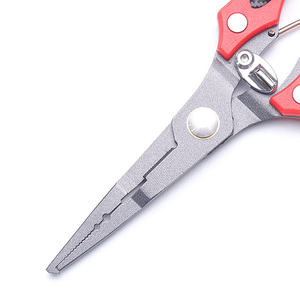 काली मछली पकड़ने की लाइन काटने वाले उपकरण स्टेनलेस स्टील मछली पकड़ने के उपकरण लंबे बीक के साथ - Product Image 3