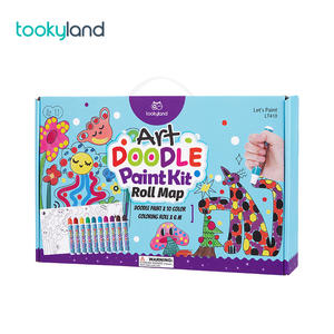 Pennelli per Graffiti Impermeabili, Resistenti all'Olio, Non Tossici, Set di Pennelli per Bambini, Penne per Acquerello Fai-da-Te, Set per Disegno su Mappa a Scorrimento - Product Image 2