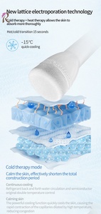 Évaluer les bons produits : Machine de soin du <span class=keywords><strong>visage</strong></span> rafraîchissante et raffermissante pour la peau, à chaud et à froid, avec électroporation. - Product Image 2