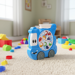 Camion de pêche 18x19x5 cm, véhicule jouet pour enfants avec balles colorées et mécanisme de pêche pour jeu en intérieur - Product Image 2