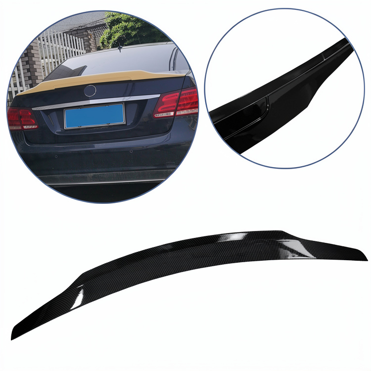ABS Materiaal Auto Achterspoilers voor Mercedes Benz W212 E250 E350 E550 Sedan 4 Door E63 2010-2015, Achter Dak Trunk Spoiler Wing Lip, Auto Modificatie Accessoires