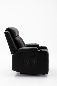 Gran oferta, sofá reclinable de estilo europeo con portavasos extensible, muebles de sala de estar de cuero sintético - Product Image 6