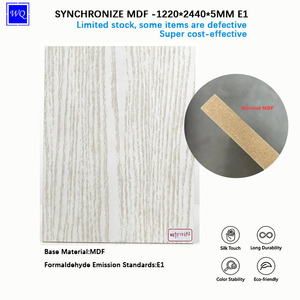 MDF sincronizado |   Grano <span class=keywords><strong>de</strong></span> Madera Real |   5mm 4*8 |   Stock Defectuoso Barato |   Mueble <span class=keywords><strong>de</strong></span> Cocina/Armario - Product Image 1