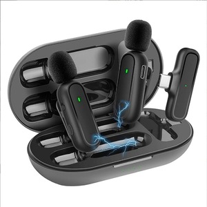 Mini micrófono Lavalier inalámbrico de 2,4G para estudio en vivo al aire libre transfronterizo para Bluetooth tipo de reducción de ruido omnidireccional - Product Image 1