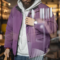 Veste matelassée pour homme, veste réversible Maden, style vêtements de travail imperméables, parka épaisse, col court, manteau d'hiver Tremd 2026