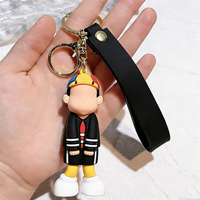 Keine Mindestbestellmenge Neue PVC Niedliche Kartenkopf-Figuren Trendige Anpassung Vorrätig Anhänger Puppe Mini 3D Schlüsselanhänger