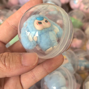 بيع بالجملة مخصص 5 ألعاب صغيرة-10-35-ترويج دمية صينية شفافة بلاستيكية-كبسولات بوكيبول مفاجأة البيض - Product Image 3