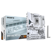 Carte Mère GIGABYTE 2025 Nouvelle B850 EAGLE WIFI7 ICE pour PC de Bureau Gaming, WIFI DDR5 RAM, PCIe 5.0, M.2 SSD, Interface Disque Dur SATA, 256 Go