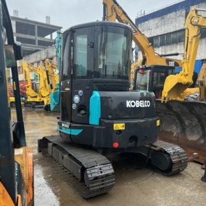 รถขุดขนาดเล็ก Kobelco SK55U มือสอง ปี 2022 รุ่น 5.5 ตัน พร้อมเครื่องยนต์ PLC มอเตอร์ เกียร์ ปั๊ม ลูกปืน - Product Image 1