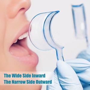 فتاح فم بلاستيكي للاستعمال مرة واحدة على شكل حرف C ، ضام نظافة الخد لألعاب التحدث ، ملحقات تبييض الأسنان والشفاه - Product Image 3