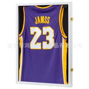 Marco de Exhibición XL para Camisetas, Madera Negra, Caja de Sombra Jumbo para Hockey y Fútbol Americano, para Tiendas Deportivas y <span class=keywords><strong>Subastas</strong></span> - Product Image 3