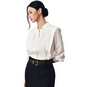 CV797 Private Label Women Solid Silk <b>Flared</b> A Line <b>Skirt</b> Chic Evening Party <b>Skirt</b> Bulk Price - Product Image 1