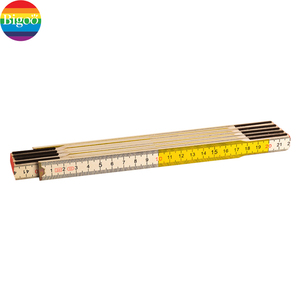 Tùy Chỉnh Màu Kép 2 Mét 10 Gấp Bằng Gỗ Quy Mô Gấp Cai Trị Với Biểu Tượng Tùy Chỉnh Cho Khuyến Mãi - Product Image 2