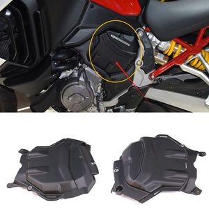Couvercle de moteur en fibre de carbone finition brillante pour moto Ducati Multistrada V4 / V4S - Product Image 2