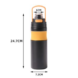 17oz 500ml Insulated Stainless Steel Sport <b>Water</b> <b>Bottle</b> 304 Vacuum <b>Metal</b> Flask Office Cup Thermoses Shape - Product Image 6