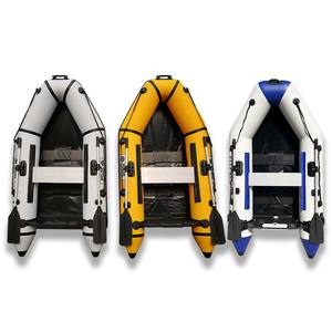 Bateau d'assaut gonflable solaire marin <span class=keywords><strong>de</strong></span> 230 cm, procédé <span class=keywords><strong>de</strong></span> soudage à chaud, canoë pour 2 personnes, bateaux rapides, armure optionnelle pour zones marines avec récifs - Product Image 1