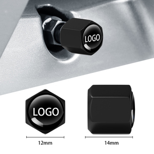 Capuchons de valve de pneu de voiture antivol personnalisables, état neuf avec modification de logo, accessoires automobiles décoratifs - Product Image 3