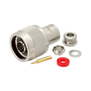 Cable Coaxial RF con Conector Tipo N para Soldar, Compatible con RG58, RG55, RG141, RG142, RG223, RG400, RG303, PE-C195, PE-P195, LMR-195 - Product Image 1