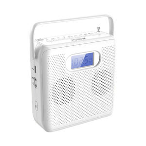 Reproductor de CD Portátil con Bluetooth, Radio FM, Reproductor de MP3 USB, Entrada AUX, Convertidor de CD a USB, Altavoz Estéreo, para el Hogar, Aire Libre y Estudio - Product Image 6