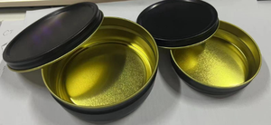 Boîte de conserve vide d'emballage de <span class=keywords><strong>caviar</strong></span> ronde et personnalisée sans danger pour les aliments - Product Image 3