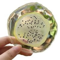 Handgemaakte epoxyhars onderzetters met echte fruitschijfjes, hittebestendig design - perfect voor thuis, kopjesonderzetter, keuken, café decoratie, cadeau