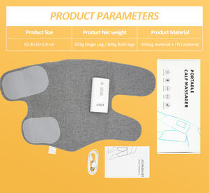 Auf Lager Drahtloses schnur loses tragbares Multifunktions-Luftkompressions-Bein massage gerät Waden wickel Blut kreislauf Bein massage gerät - Product Image 6