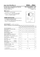 Diode redresseuse haute efficacité à montage en surface ES2G SMA DO-214AC VRRM400 VRMS280 VDC400 VF1.25 Courant direct 1.5A personnalisable
