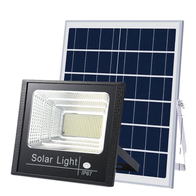 Smart LED Outdoor Garden Bollard Waterproof IP67 Landscape Camping Lighting Solar Flood Lights with Remote Control