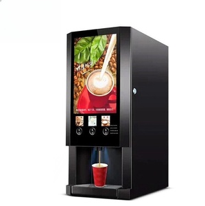 <b>Fully</b> <b>Automatic</b> Commercial Hot <b>Coffee</b> Vending <b>Machine</b> Home Use Restaurants Outdoor Street Bean Cup New Condition Food Shops Use - Product Image 1