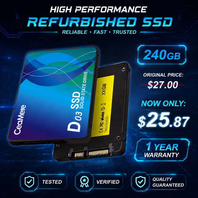 Hot Selling Refurbished SSD Hard Drives 256GB 512GB  Internal Solid State Disk Reset Used Time  Hard Drive SATA 3.0 Port Desktop