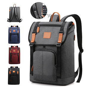 Sac à dos multifonctionnel imperméable pour ordinateur portable, avec chargement USB, pour hommes, style simple et durable - Product Image 1
