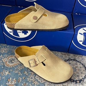 Sandales légères en cuir de vache véritable à semelle souple EVA, pour la santé et la plage, pour femmes/hommes, petit <span class=keywords><strong>prix</strong></span>, été - Product Image 5