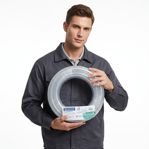 KARYON CrystalFlow <b>PVC</b> Suction <b>Hose</b> Clear Flexible Durable Reliable Abrasion Resistant Water Transfer <b>Hose</b> 125-200mm X 20m for - Product Image 1