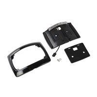 Accessoires de moto Cadre incurvé de plaque d'immatriculation avec éclairage de plaque LED pour Harley Touring 2009-2025 up