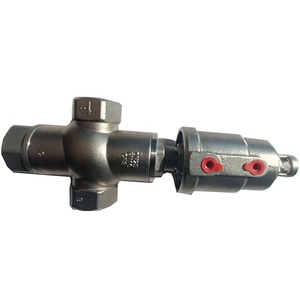 Garanzia di soddisfazione sanitario in acciaio inox SS304 SS316L 1/2 "in plastica pneumatica filo tre vie valvola sede angolare - Product Image 6