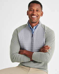 เสื้อฮู้ดสำหรับผู้ชายเสื้อฮู้ดกอล์ฟ1/4แบบมีซิปแห้งเร็วน้ำหนักแขนยาวสำหรับนักกีฬาวิ่งดีไซน์ใหม่ออกแบบได้ตามที่ต้องการ - Product Image 4