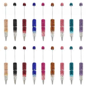 2025 Wholesale Gradient <b>Color</b> Full Beaded Heavy Industry Diamond Ballpoint <b>Pen</b> High Profile Luxury Manual Burst Jewelry Making - Product Image 2